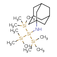 N-(adamantan-1-yl)-1,1,1,3,3,3-hexamethyl-2-(trimethylsilyl)trisilan-2-amine
