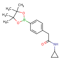 N-cyclopropyl-2-[4-(4,4,5,5-tetramethyl-1,3,2-dioxaborolan-2-yl)phenyl]acetamide