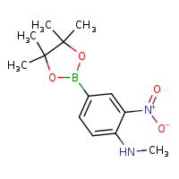 N-methyl-2-nitro-4-(4,4,5,5-tetramethyl-1,3,2-dioxaborolan-2-yl)aniline