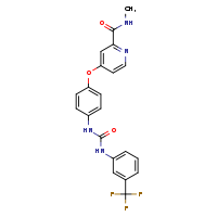 N-methyl-4-[4-({[3-(trifluoromethyl)phenyl]carbamoyl}amino)phenoxy]pyridine-2-carboxamide