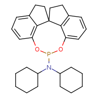N,N-dicyclohexyl-9,11-dioxa-10-phosphapentacyclo[10.6.1.1¹,?.0¹?,¹?.0?,²?]icosa-4,6,8(20),12,14,16(19)-hexaen-10-amine