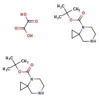 oxalic acid; bis(tert-butyl 4,7-diazaspiro[2.5]octane-4-carboxylate)