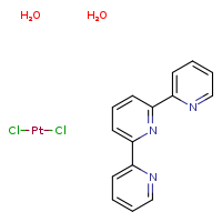 platinum(II) chloride terpyridine dihydrate