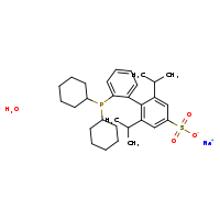 sodium 2'-(dicyclohexylphosphanyl)-2,6-diisopropyl-[1,1'-biphenyl]-4-sulfonate hydrate