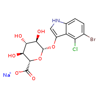 sodium (2S,3S,4S,5R,6S)-6-[(5-bromo-4-chloro-1H-indol-3-yl)oxy]-3,4,5-trihydroxyoxane-2-carboxylate