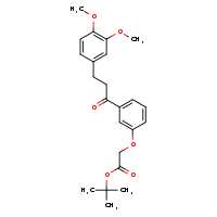 tert-butyl 2-{3-[3-(3,4-dimethoxyphenyl)propanoyl]phenoxy}acetate