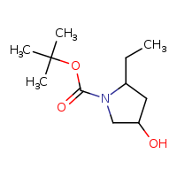 tert-butyl 2-ethyl-4-hydroxypyrrolidine-1-carboxylate