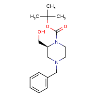 tert-butyl (2S)-4-benzyl-2-(hydroxymethyl)piperazine-1-carboxylate