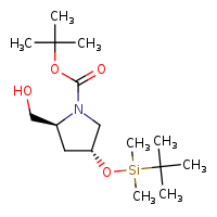 tert-butyl (2S,4R)-4-[(tert-butyldimethylsilyl)oxy]-2-(hydroxymethyl)pyrrolidine-1-carboxylate