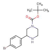 tert-butyl 3-(4-bromophenyl)piperazine-1-carboxylate