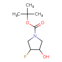 tert-butyl 3-fluoro-4-hydroxypyrrolidine-1-carboxylate