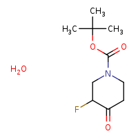 tert-butyl 3-fluoro-4-oxopiperidine-1-carboxylate hydrate