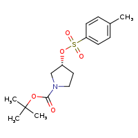 tert-butyl (3R)-3-[(4-methylbenzenesulfonyl)oxy]pyrrolidine-1-carboxylate
