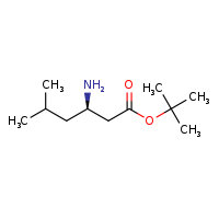 tert-butyl (3R)-3-amino-5-methylhexanoate