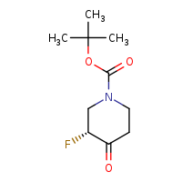 tert-butyl (3R)-3-fluoro-4-oxopiperidine-1-carboxylate