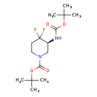 tert-butyl (3S)-3-[(tert-butoxycarbonyl)amino]-4,4-difluoropiperidine-1-carboxylate