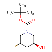 tert-butyl (3S,5S)-3-fluoro-5-hydroxypiperidine-1-carboxylate