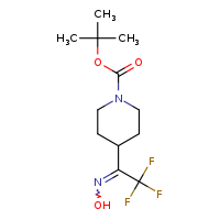 tert-butyl 4-[2,2,2-trifluoro-1-(hydroxyimino)ethyl]piperidine-1-carboxylate