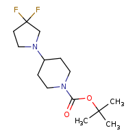 tert-butyl 4-(3,3-difluoropyrrolidin-1-yl)piperidine-1-carboxylate