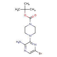 tert-butyl 4-(3-amino-6-bromopyrazin-2-yl)piperazine-1-carboxylate