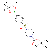 tert-butyl 4-[4-(4,4,5,5-tetramethyl-1,3,2-dioxaborolan-2-yl)benzenesulfonyl]piperazine-1-carboxylate
