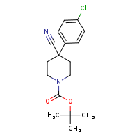 tert-butyl 4-(4-chlorophenyl)-4-cyanopiperidine-1-carboxylate