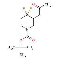 tert-butyl 4,4-difluoro-3-(2-oxopropyl)piperidine-1-carboxylate