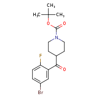 tert-butyl 4-(5-bromo-2-fluorobenzoyl)piperidine-1-carboxylate