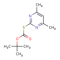 tert-butyl [(4,6-dimethylpyrimidin-2-yl)sulfanyl]formate