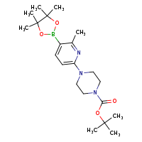 tert-butyl 4-[6-methyl-5-(4,4,5,5-tetramethyl-1,3,2-dioxaborolan-2-yl)pyridin-2-yl]piperazine-1-carboxylate