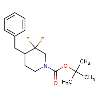 tert-butyl 4-benzyl-3,3-difluoropiperidine-1-carboxylate