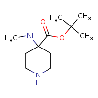 tert-butyl 4-(methylamino)piperidine-4-carboxylate