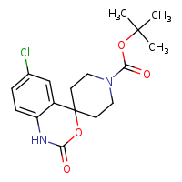 tert-butyl 6-chloro-2-oxo-1H-spiro[3,1-benzoxazine-4,4'-piperidine]-1'-carboxylate