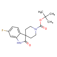 tert-butyl 6-fluoro-2-oxo-1H-spiro[indole-3,4'-piperidine]-1'-carboxylate