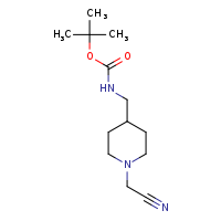tert-butyl N-{[1-(cyanomethyl)piperidin-4-yl]methyl}carbamate