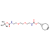 tert-butyl N-[2-(2-{2-[({bicyclo[6.1.0]non-4-yn-9-ylmethoxy}carbonyl)amino]ethoxy}ethoxy)ethyl]carbamate