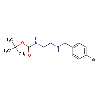 tert-butyl N-(2-{[(4-bromophenyl)methyl]amino}ethyl)carbamate