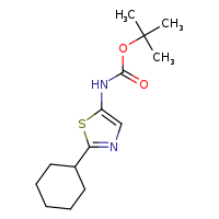tert-butyl N-(2-cyclohexyl-1,3-thiazol-5-yl)carbamate