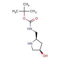 tert-butyl N-{[(2R,4R)-4-hydroxypyrrolidin-2-yl]methyl}carbamate