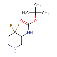tert-butyl N-(4,4-difluoropiperidin-3-yl)carbamate