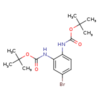 tert-butyl N-{4-bromo-2-[(tert-butoxycarbonyl)amino]phenyl}carbamate