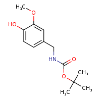 tert-butyl N-[(4-hydroxy-3-methoxyphenyl)methyl]carbamate
