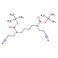 tert-butyl N-{4-[(tert-butoxycarbonyl)(2-cyanoethyl)amino]butyl}-N-(2-cyanoethyl)carbamate