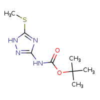 tert-butyl N-[5-(methylsulfanyl)-1H-1,2,4-triazol-3-yl]carbamate