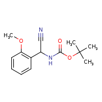 tert-butyl N-[cyano(2-methoxyphenyl)methyl]carbamate