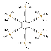 trimethyl(2-{2,3,4,5,6-pentakis[2-(trimethylsilyl)ethynyl]phenyl}ethynyl)silane