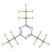 tris(1,1,2,2,2-pentafluoroethyl)-1,3,5-triazine