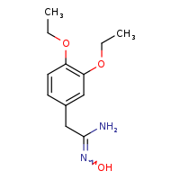 (Z)-2-(3,4-diethoxyphenyl)-N'-hydroxyethanimidamide