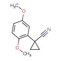 1-(2,5-dimethoxyphenyl)cyclopropane-1-carbonitrile