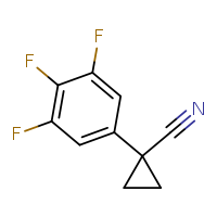 1-(3,4,5-trifluorophenyl)cyclopropane-1-carbonitrile